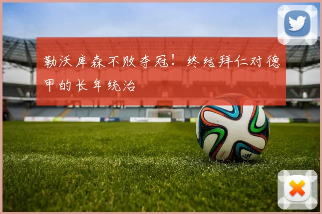 勒沃库森不败夺冠！终结拜仁对德甲的长年统治